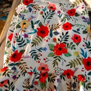 Dogs floral dress